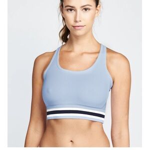 NWT Tasc ALLways Sports Bra Stripe Band